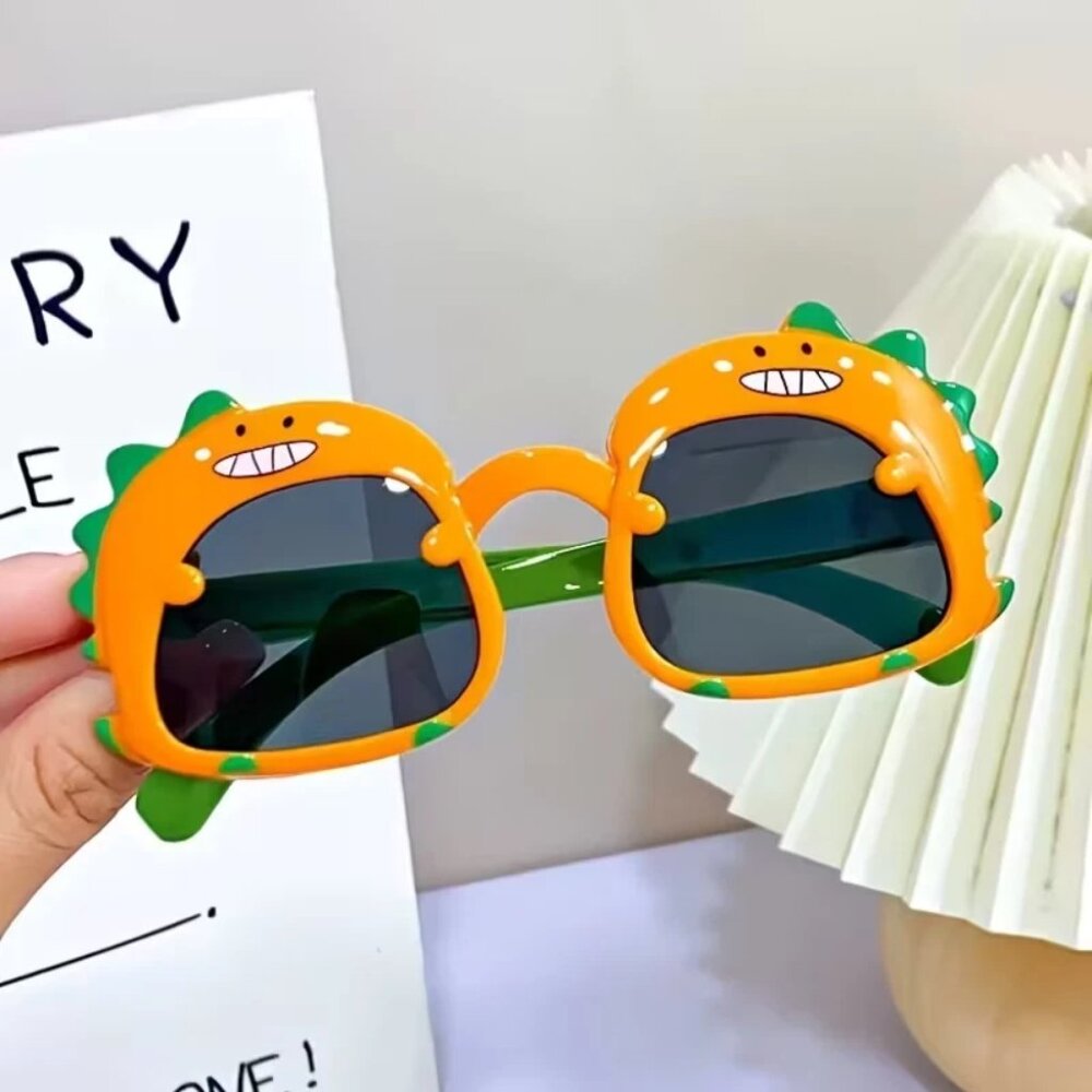 Kids Cute Dinosaur Cartoon Sunglasses – Fun  Protection Shades Protective Closed